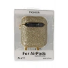 Mey İthalat®   Airpods 2 (2.nesil) Spell Simli Kılıf - Gold