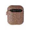 Mey İthalat®   Airpods 2 (2.nesil) Spell Simli Kılıf - Rose Gold