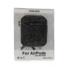 Mey İthalat®   Airpods 2 (2.nesil) Spell Simli Kılıf - Siyah