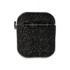 Mey İthalat®   Airpods 2 (2.nesil) Spell Simli Kılıf - Siyah
