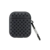Mey İthalat®   Airpods 2 (2.nesil) Spor Delikli Kılıf - Siyah-Siyah