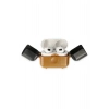 Mey İthalat®   Airpods 3 (3.nesil) Basmalı Kılıf - Kahverengi-Siyah