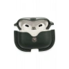 Mey İthalat®   Airpods 3 (3.nesil) Çanta Deri Kılıf - Haki Yeşil