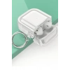 Mey İthalat®   Airpods 4 (4.nesil) Shiny Şeffaf Kılıf - Beyaz