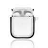 Mey İthalat®   Airpods 4 (4.nesil) Shiny Şeffaf Kılıf - Siyah