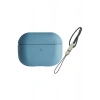 Mey İthalat®   Airpods Pro 2 (2.nesil) 405 Deri Kılıf - Sierra Blue