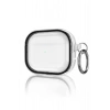 Mey İthalat®   Airpods Pro 2 (2.nesil) Shiny Şeffaf Kılıf - Siyah