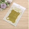 Mey İthalat®    Altın Gold Renk Dikdörtgen Kesim Parlak Sim Görünümlü Fon Perde Dekor 1x2 Metre