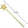 Mey İthalat® Altın Renk Yıldız Peri Asası Peri Değneği 34 cm 1 Adet