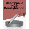 Mey İthalat® Alüminyum Gövdeli Type‑C HDMI & Ethernet Adaptör – Tak & Çalıştır