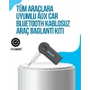 Mey İthalat® Araç İçi Bluetooth AUX Müzik ve Telefon Görüşmesi Adaptörü