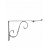 Mey İthalat® Ayarlı Ferforje Raf Altı No:2 Beyaz 20X15