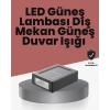 Mey İthalat® Bahçe ve Balkon İçin Güneş Enerjili Lamba