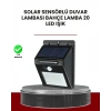 Mey İthalat® Bahçe ve Dış Mekanlar İçin Güneş Enerjili 20 LED Hareket Sensörlü Lamba