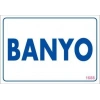 Mey İthalat® Banyo Uyarı Levhası 17,5x25 KOD:1688
