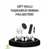 Mey İthalat® Bluetooth 5.0 ve Wi-Fi 6 Akıllı 4K Projeksiyon