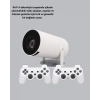 Mey İthalat® Bluetooth 5.0 ve Wi-Fi 6 Akıllı 4K Projeksiyon