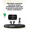 Mey İthalat® Bluetooth 5.1 Destekli  bluetooth kulaklık – ANC ve Stereo Sesli