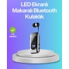 Mey İthalat® Bluetooth 5.2 Klipsli Kablosuz Kulaklık – Dijital Ekran & Titreşimli Uyarı