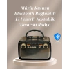 Mey İthalat® Bluetooth Bağlantılı Taşınabilir Hoparlör – FM/AM Radyo Özellikli, Şarj Edilebilir Batarya, 1 kg