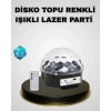 Mey İthalat® Bluetooth Hoparlörlü LED Disko Işığı Müzik Ritim Duyarlı ve Taşınabilir