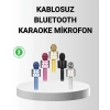 Mey İthalat® Bluetooth Karaoke Mikrofon – Yüksek Ses Kalitesi, Yankı Efektli, Uzun Ömürlü Pil