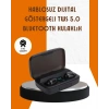 Mey İthalat® Bluetooth V5.0 Parmak Dokunmatik Kontrol Kablosuz Kulaklık Şarj Kutulu Model