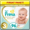 Mey İthalat®   Care Fırsat Paketi 3 Beden 96 Adet