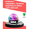 Mey İthalat® Çok Renkli LED Masaüstü Disko Topu Parti Aydınlatma Cihazı