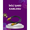 Mey İthalat® Dayanıklı 4’ü 1 Arada Çok Fonksiyonlu Hızlı Şarj Veri Kablosu
