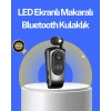 Mey İthalat® Dijital Ekranlı Bluetooth Kulaklık – Titreşimli Bildirim, 25 Saat Kullanım