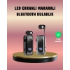Mey İthalat® Dijital Göstergeli Bluetooth Kulaklık – Klipsli ve Şık Tasarım