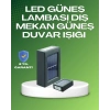 Mey İthalat® Dış Mekan Güneş Paneli ile Aydınlatma Lambası