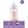 Mey İthalat®   Doğal Tepkili Natural Response PP Biberon 260 ml 1+ Ay Pembe