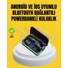 Mey İthalat® E10 Powerbanklı Bluetooth Kulaklık Oyun Modu ve Şık Tasarım