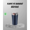 Mey İthalat® Elektrikli Kahve ve Baharat Öğütücü – Güçlü Motor, Paslanmaz Çelik Gövde, Kolay Temizlik