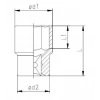 Mey İthalat® Elta 1115 1/2 Lokma Anahtar 12 mm
