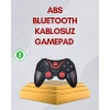 Mey İthalat® Ergonomik Tasarımlı Kablosuz Bluetooth Gamepad Titreşimli