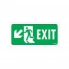 Mey İthalat® Exit Sol Aşağı Uyarı Levhası 17,5x25 KOD:958