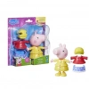 Mey İthalat® F8859 Peppa Pig ve Ailesi Kıyafetli Figür Seti +3 yaş