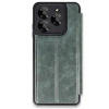 Mey İthalat®  General Mobile Era 50 Kılıf Flip Cover - Koyu Yeşil