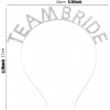Mey İthalat® Gümüş Kaplama Kristal Taşlı Team Bride Taç 16x17 cm