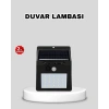 Mey İthalat® Güneş Enerjili 20 LED Hareket Sensörlü Lamba – IP65 Su Geçirmez Dış Mekan Aydınlatma