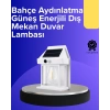 Mey İthalat® Güneş Enerjili Hareket Sensörlü Duvar Lambası