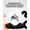 Mey İthalat® Güneş Enerjili Katlanabilir 5 Kanatlı Solar Bahçe Lambası