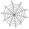 Mey İthalat® Halloween Cadılar Bayramı Örümcek Ağ Dekor Siyah 1.5 Metre