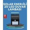 Mey İthalat® Hareket Algılamalı Solar LED Güvenlik Lambası
