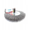 Mey İthalat® Hawk HA11135 Pimli Gri Tel Daire Fırça 100x10 mm