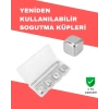 Mey İthalat® Hızlı Soğutma Özellikli Paslanmaz Metal Buz Küpü Takımı