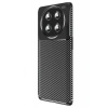 Mey İthalat®  Honor Magic 7 Lite Kılıf Auto Focus Karbon Kapak - Siyah